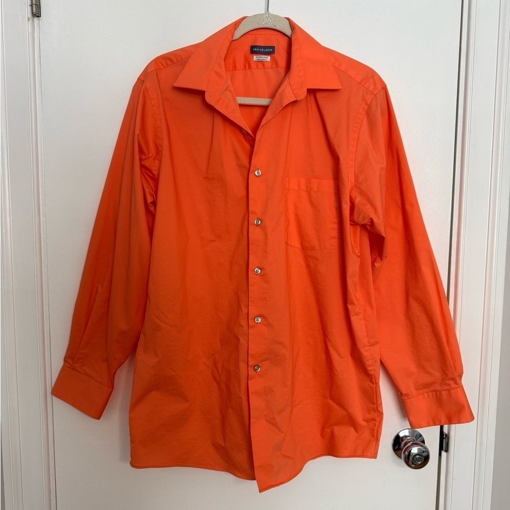 Van‎ Heusen Orange Dress Shirt